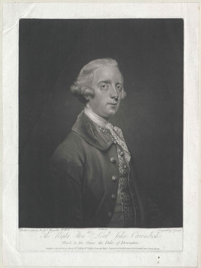 Lord John Cavendish av Artist Unknown