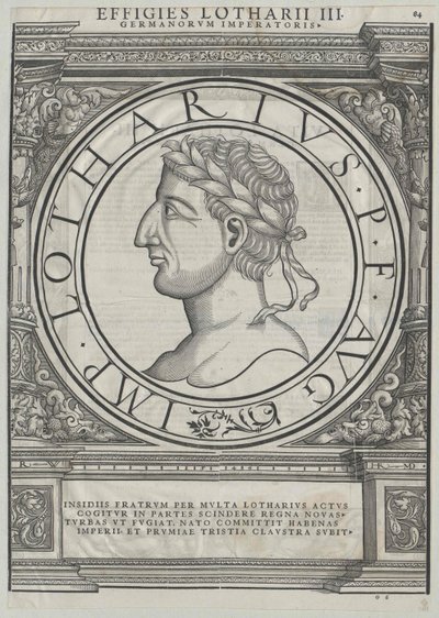 Lothar I av Artist Unknown