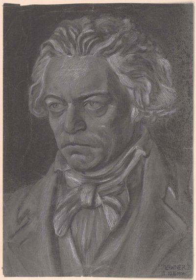 Ludwig van Beethoven av Artist Unknown
