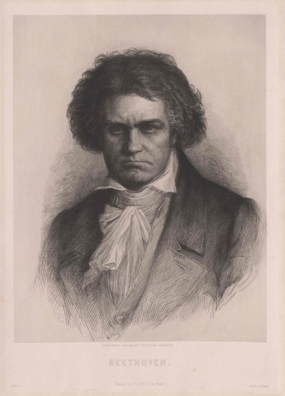 Ludwig van Beethoven av Artist Unknown