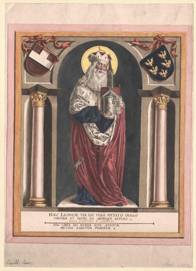 Markgreve av Österrike helgon Leopold III av Artist Unknown