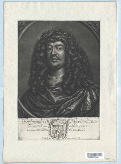 Markgreve av Baden-Baden Ferdinand Maximilian av Artist Unknown
