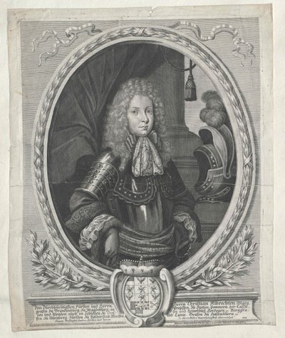 Markgreve av Brandenburg Christian Albrecht av Artist Unknown