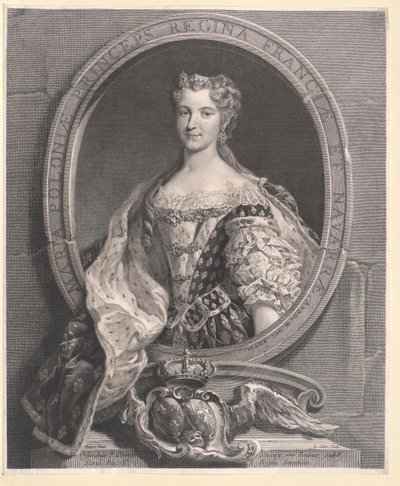 Maria Leszczynska av Artist Unknown