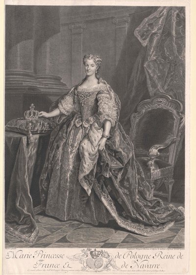 Maria Leszczynska av Artist Unknown