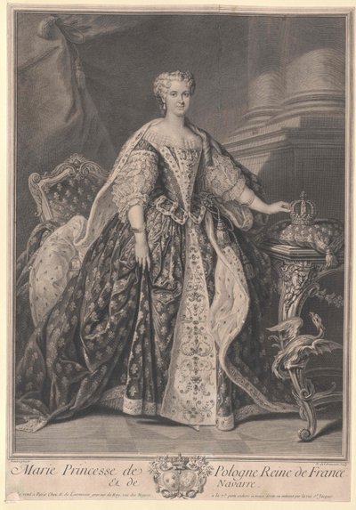 Maria Leszczynska av Artist Unknown
