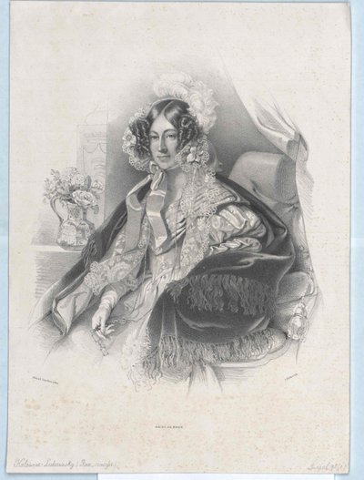 Maria Rosa grevinna Kinsky von Wchinitz och Tettau av Artist Unknown