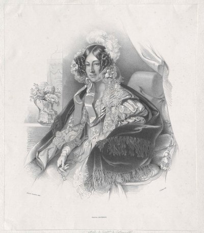 Maria Rosa grevinna Kinsky von Wchinitz och Tettau av Artist Unknown