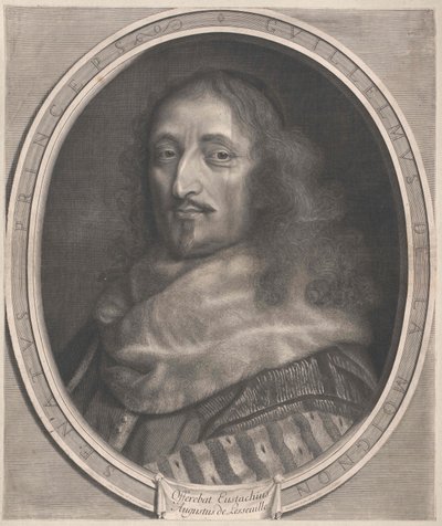 Markisinnan de Basville Lamoignon (tryck) av Artist Unknown