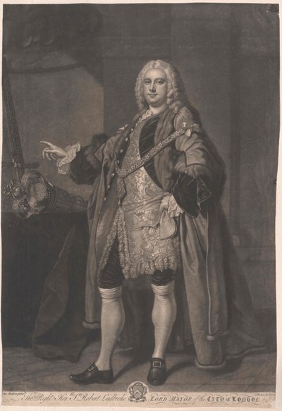 Borgmästare i London Robert Ladbroke av Artist Unknown