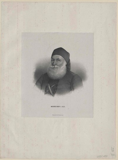 Mehemed Ali bashaw (tryck) av Artist Unknown