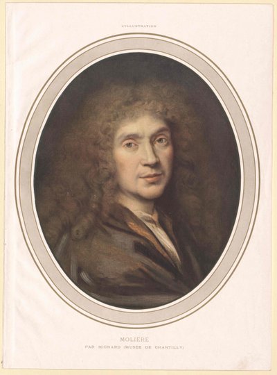 Moliere (tryck) av Artist Unknown