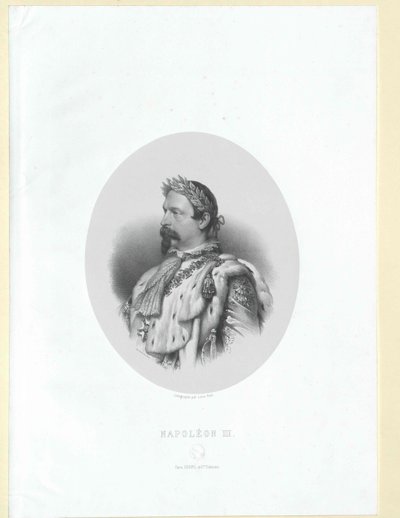 Napoleon III Frankrikes kejsare, av Artist Unknown
