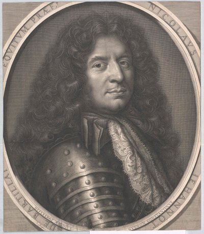Nicolas Jehannot de Bartillat (tryck) av Artist Unknown