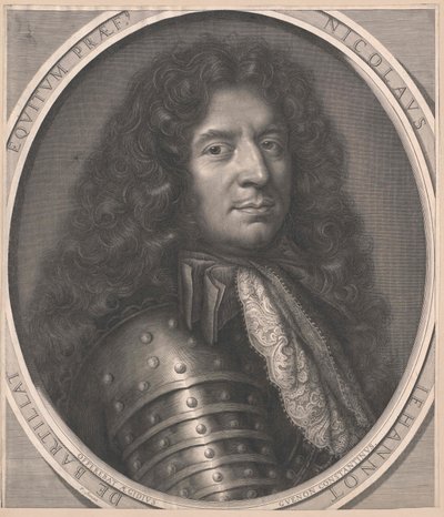 Nicolas Jehannot de Bartillat (tryck) av Artist Unknown