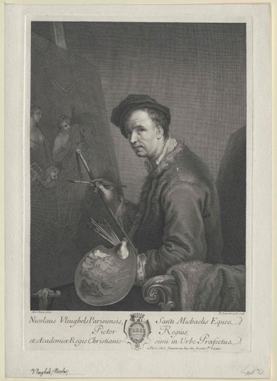 Nicolas Vleughels av Artist Unknown