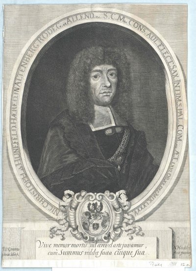 Nicolaus Christoph von Huenefeld av Artist Unknown