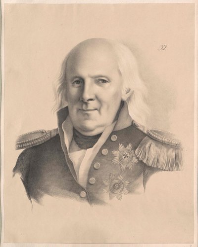 Nikolai Semenovic Mordvinov (tryck) av Artist Unknown