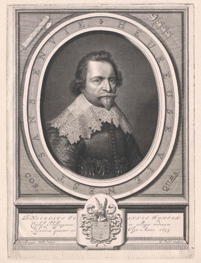 Nikolaus Johannes Honigh (tryck) av Artist Unknown