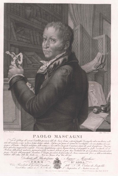 Paolo Mascagni av Artist Unknown