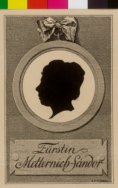 Pauline grevinna Sandor von Slavnicza (tryck) av Artist Unknown