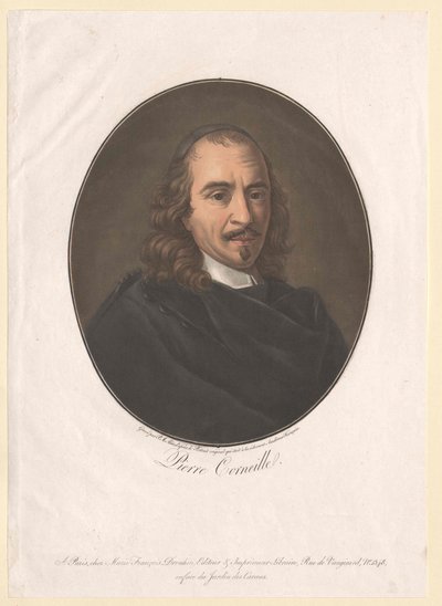 Pierre Corneille (tryck) av Artist Unknown