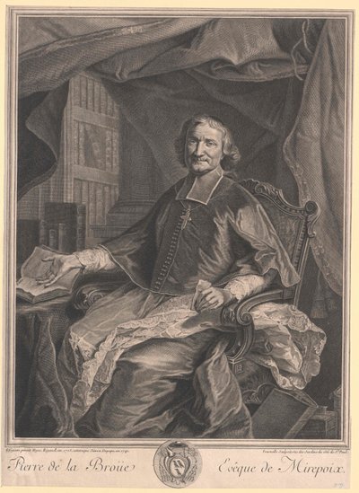 Pierre de biskop av den heliga treenigheten La Broue av Artist Unknown