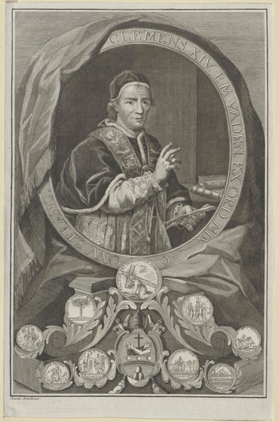 Påven Clemens XIV av Artist Unknown