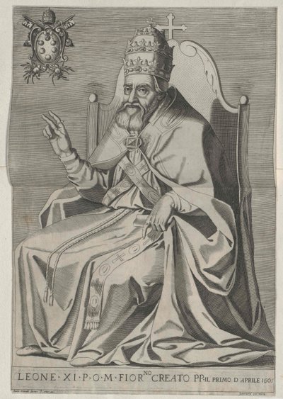 Påve Leo XI av Artist Unknown
