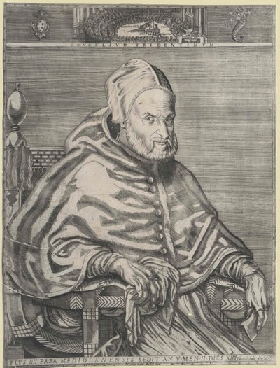 Påve Pius IV av Artist Unknown