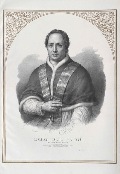 Påve Pius IX av Artist Unknown