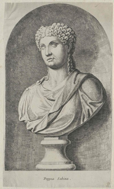 Poppaea Sabina (tryck) av Artist Unknown
