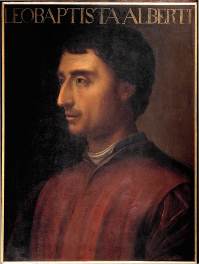 Porträtt av Leon Battista Alberti (målning) av Artist Unknown
