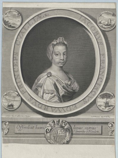 Prins av England Jakob Eduard av Artist Unknown