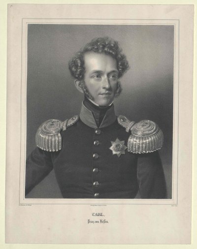 Prins av Hessen och vid Rhen Karl Wilhelm Ludwig av Artist Unknown