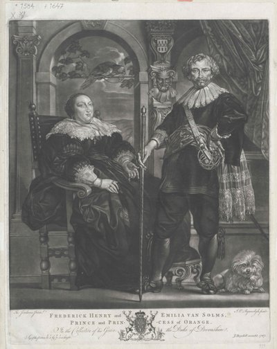 Prins av Oranien Fredrik Henrik av Artist Unknown