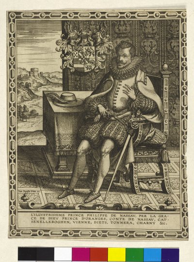 Prins av Oranien Philipp Wilhelm av Artist Unknown