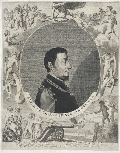 Prins av Oranien Renatus von Chalon av Artist Unknown