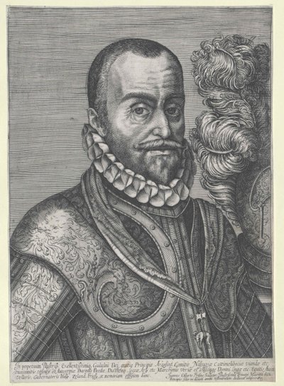 Prins av Oranien William I (tryck) av Artist Unknown