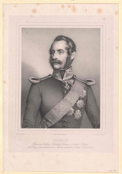 Prins av Sachsen Altenburg Eduard av Artist Unknown