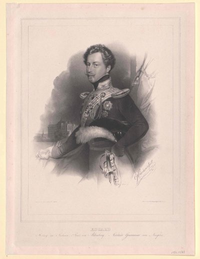Prins av Sachsen Altenburg Eduard av Artist Unknown