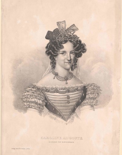 Prinsessa av Bayern (1792-1873) Caroline av Artist Unknown