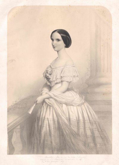 Prinsessan av Belgien Charlotte av Artist Unknown