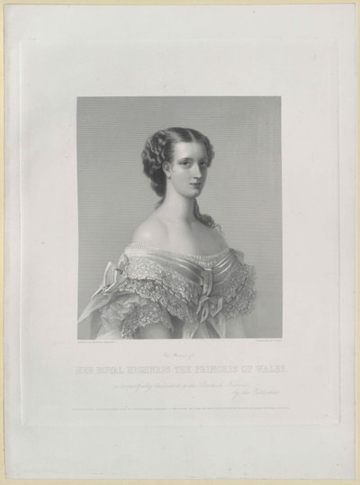 Prinsessan av Danmark Alexandra av Artist Unknown