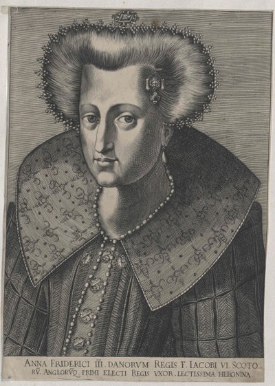 Prinsessan av Danmark Anna av Artist Unknown