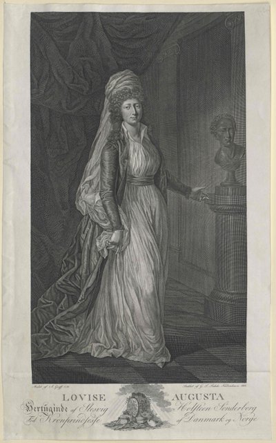 Prinsessan av Danmark Louisa av Artist Unknown