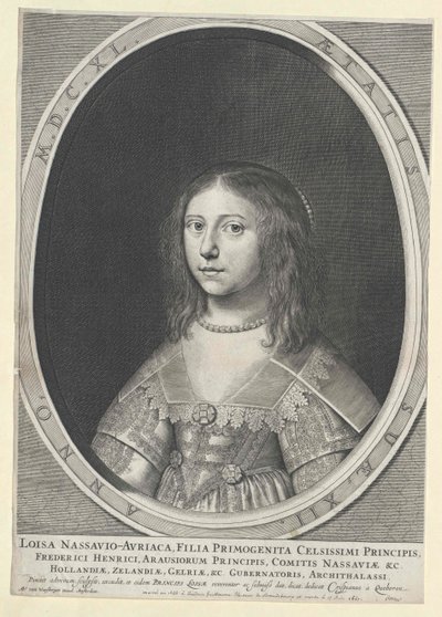 Prinsessan av Oranien Louise Henriette av Artist Unknown