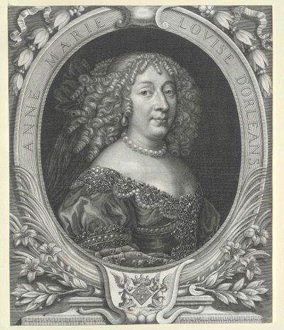 Prinsessan av Orl0061006es Anne Mary Louise (tryck) av Artist Unknown