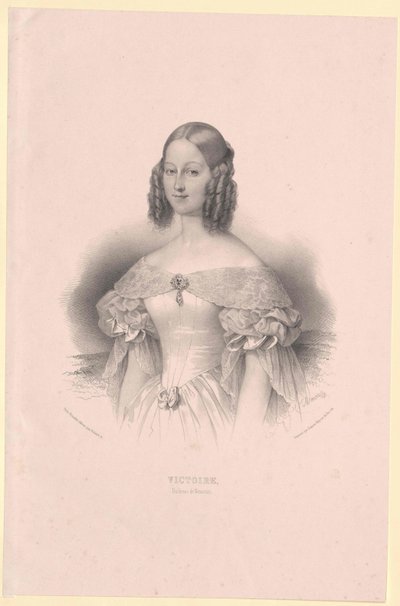 Prinsessan av Sachsen-Coburg-Gotha Victoria av Artist Unknown