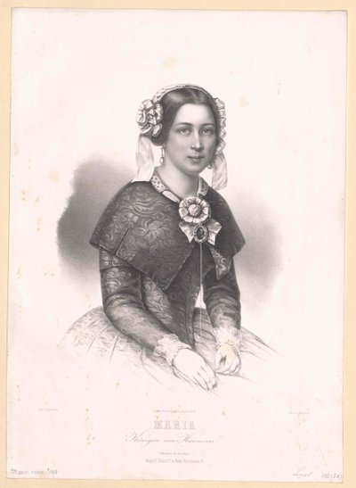 Prinsessa av Sachsen Altenburg Marie av Artist Unknown